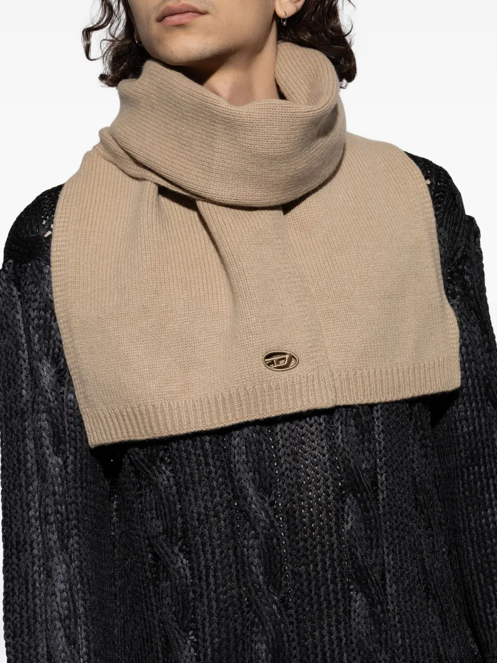 Diesel K-Aras sjaal Beige