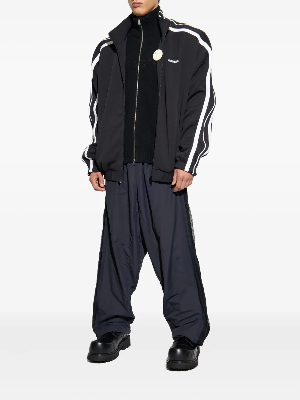 VETEMENTS ribbed zip-up cardigan | Cardigans | Image 2