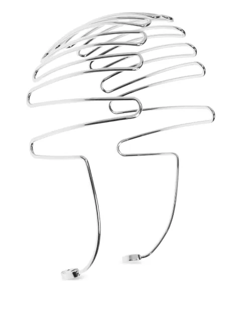 Diesel Grab-D 2.0 curved-line metal headband 