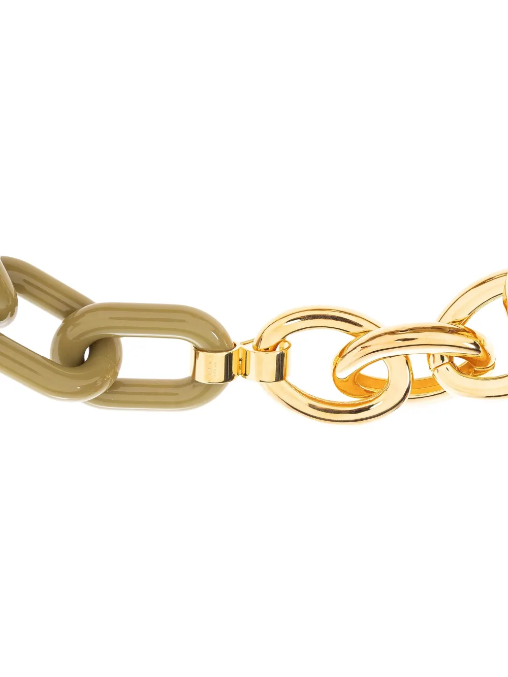  Marni Chain-link Resin Necklace - Green 