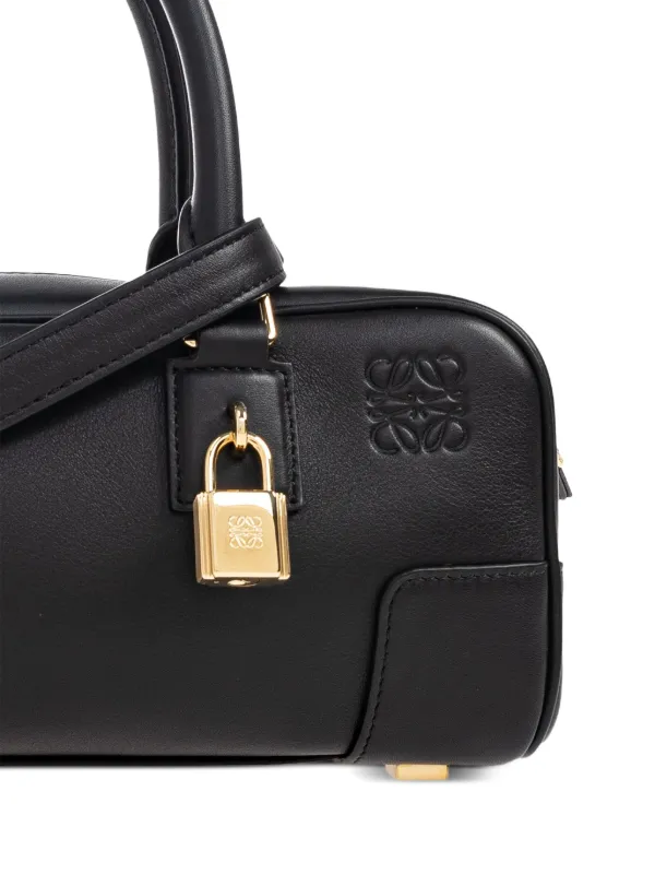 LOEWE Amazona 23 Cropped Tote Bag | Black | FARFETCH