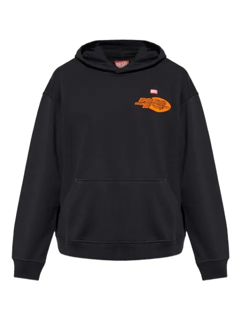 Diesel graphic-print hooded sweatshirt