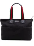 Gucci Pre-Owned 2016-2025 GG Canvas Web tote bag - Black