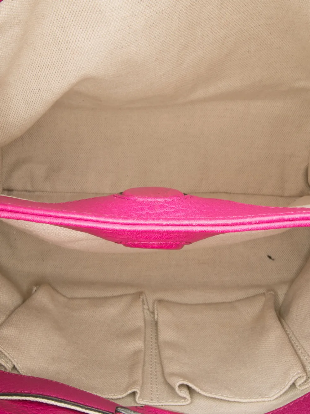 Pre-owned Gucci 2016-2025 Small Calfskin Bamboo Shopper Satchel In Pink