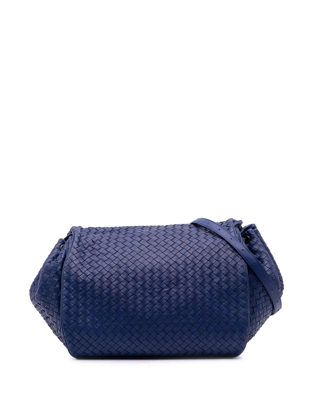 Bottega Veneta Pre-Owned 2011 Nappa Intrecciato Flap crossbody bag | Blue | Image 1