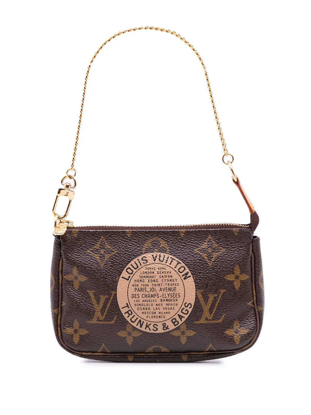 Louis Vuitton Pre-Owned 2007 モノグラム トランク&バッグ ミニ ポシェット アクセソワール ハンドバッグ - Louis Vuitton Pre-Owned 2007 モノグラム トランク&バッグ ミニ ポシェット アクセソワール ハンドバッグ -