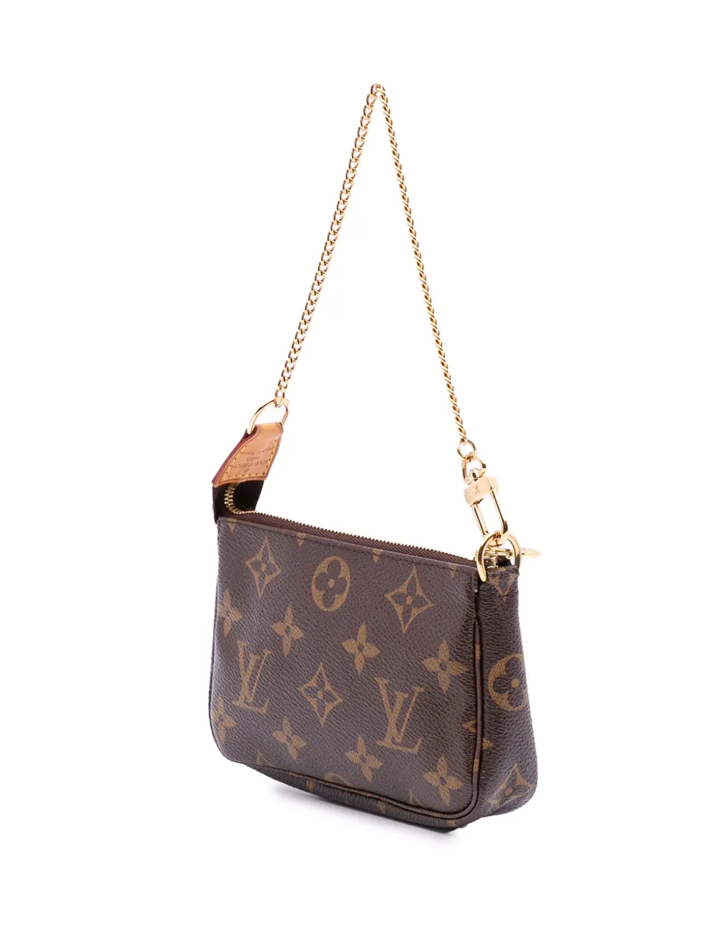 Pre-owned Louis Vuitton 2007 Monogram Trunks And Bags Mini Pochette Accessoires Handbag In Brown