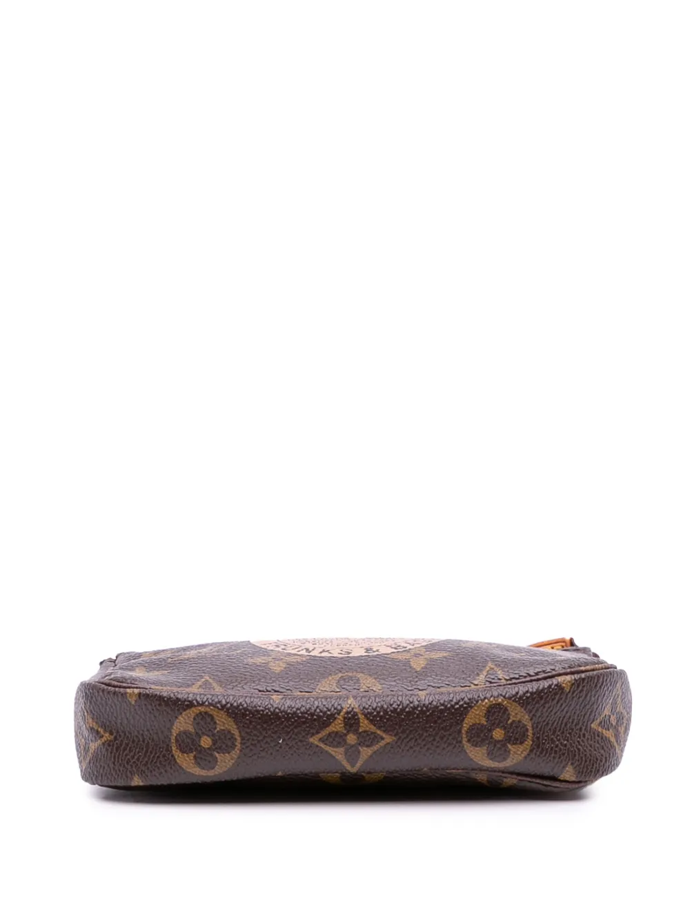 Pre-owned Louis Vuitton 2007 Monogram Trunks And Bags Mini Pochette Accessoires Handbag In Brown