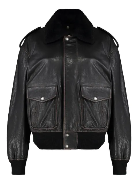 Saint Laurent lambskin bomber jacket