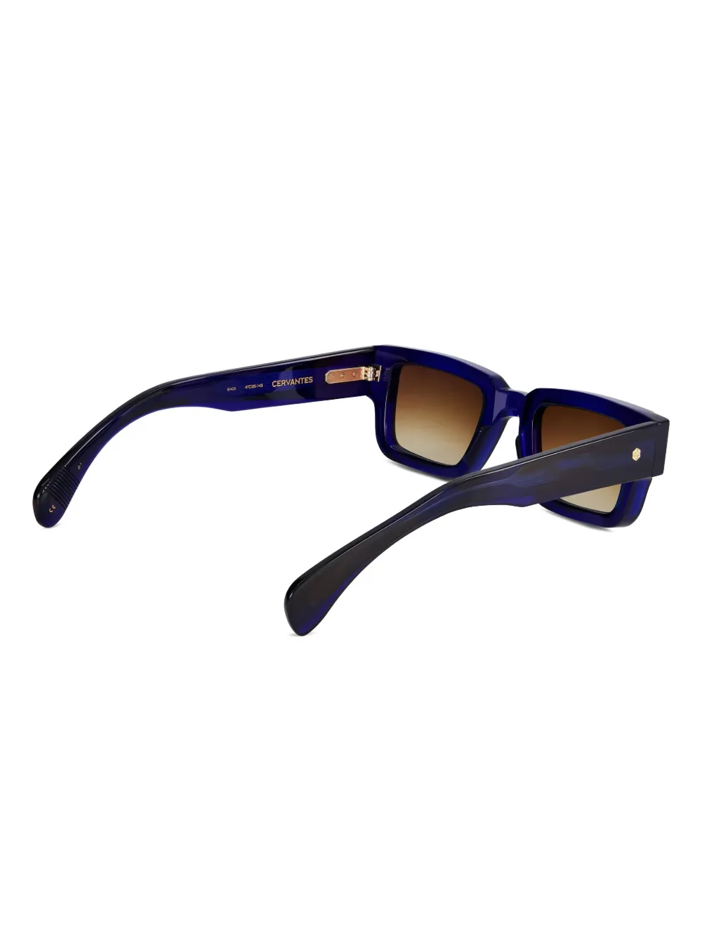 Sato Eyewear Cervantes zonnebril met rechthoekig montuur Blauw