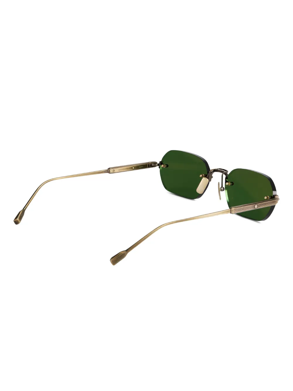 Sato Eyewear Terebellum IV zonnebril met geometrisch montuur Goud