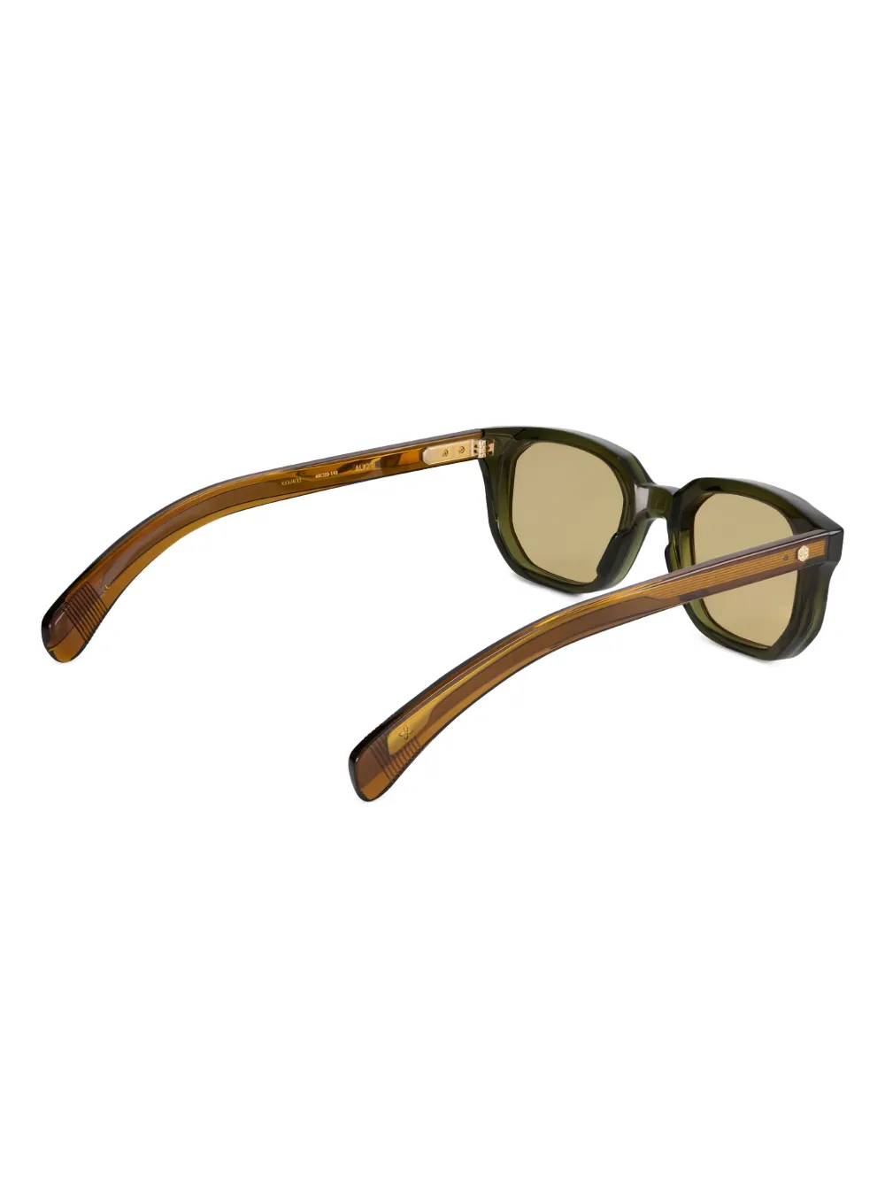 Sato Eyewear Aliot zonnebril met vierkant montuur Groen