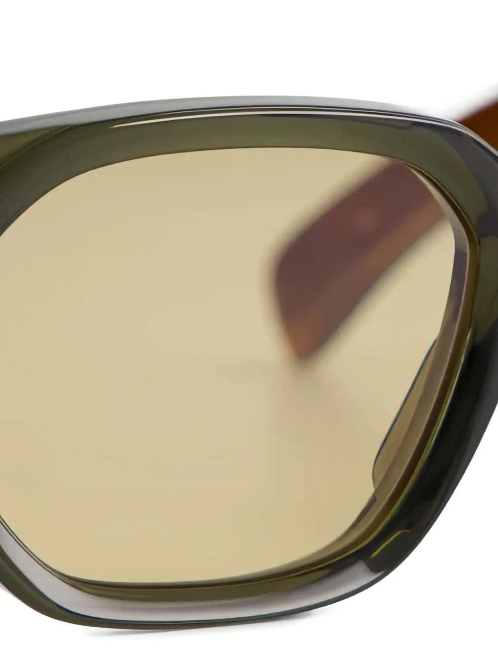 Sato Eyewear Aliot zonnebril met vierkant montuur Groen