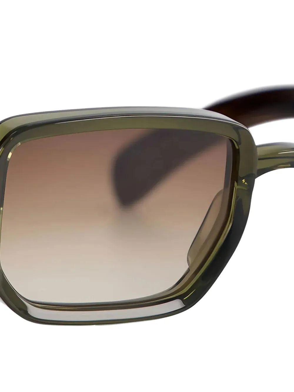 Sato Eyewear Ran zonnebril met vierkant montuur Groen