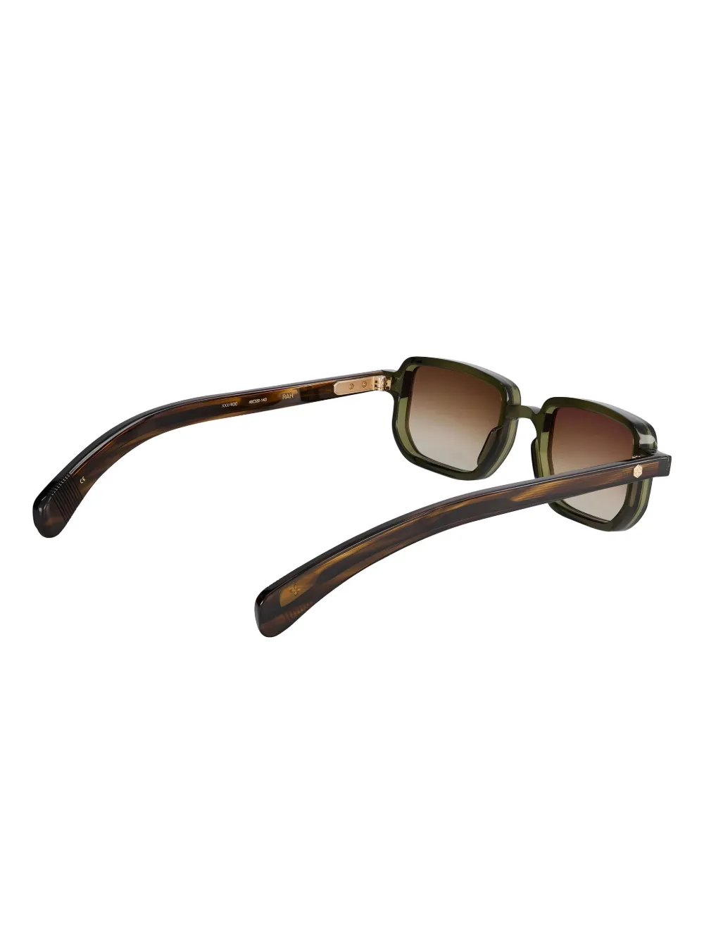 Sato Eyewear Ran zonnebril met vierkant montuur - Groen