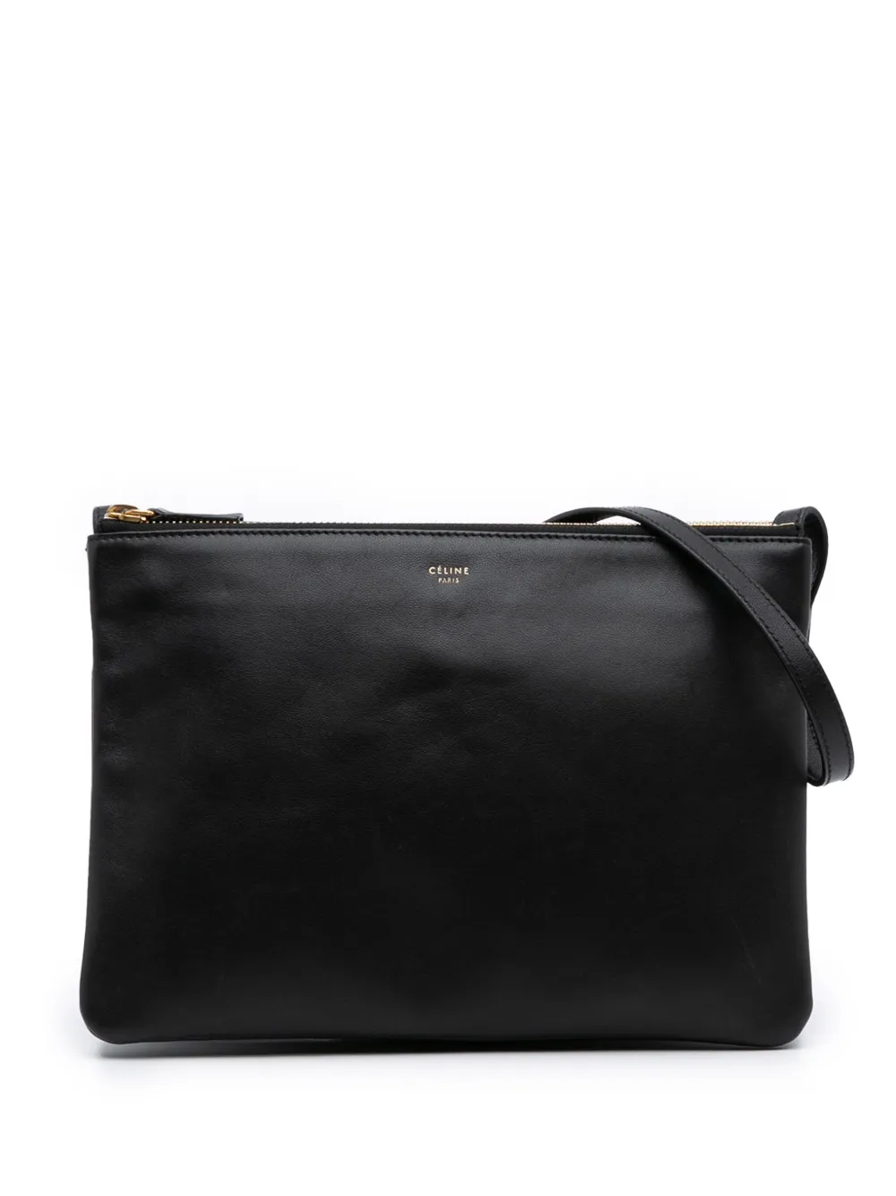 Celine Pre-Owned 2015 Large Lambskin Trio crossbody bag | Black | Image 1