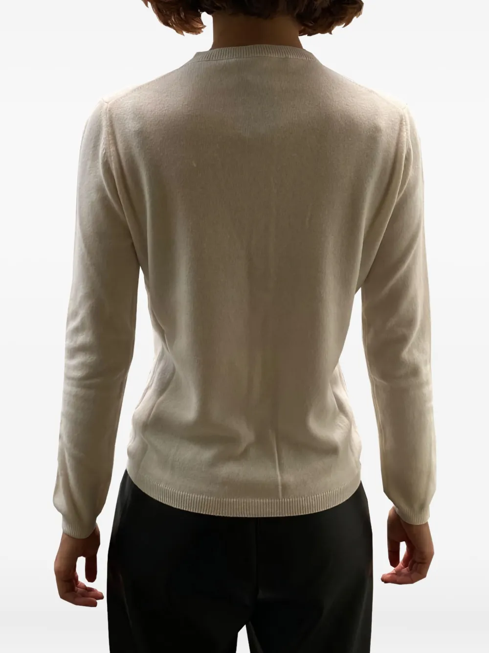 LA ROSE Kasjmier vest met knopen Beige