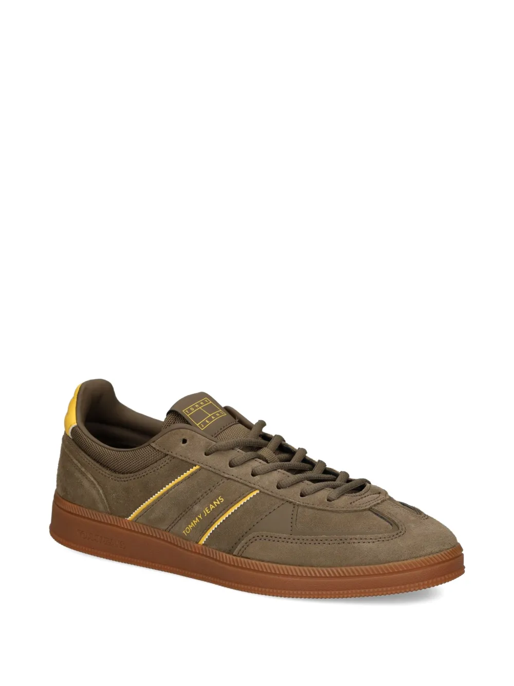 Tommy Jeans The Greenwich suedde-stripe sneakers Brown