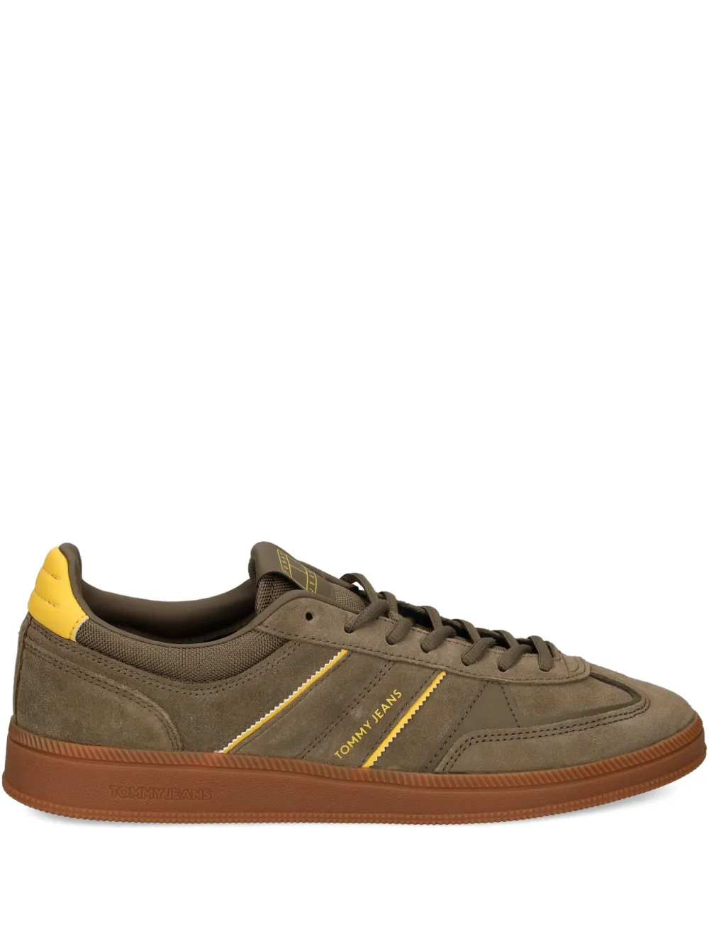 Tommy Jeans The Greenwich suedde-stripe sneakers Brown