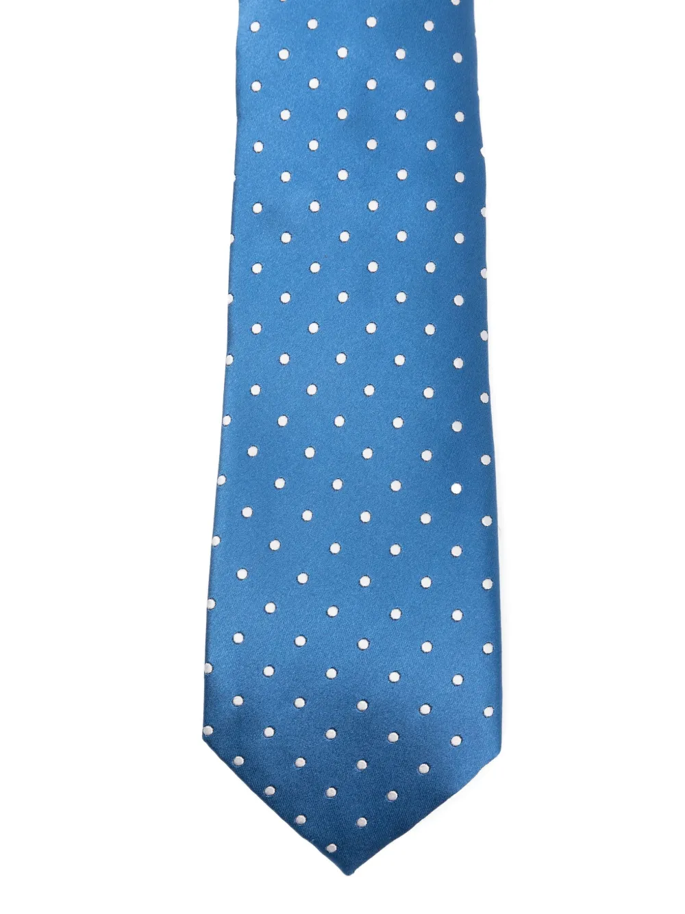 Tom Ford Polka-dot Silk Tie In Blue