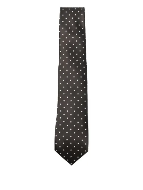 TOM FORD polka-dot silk tie