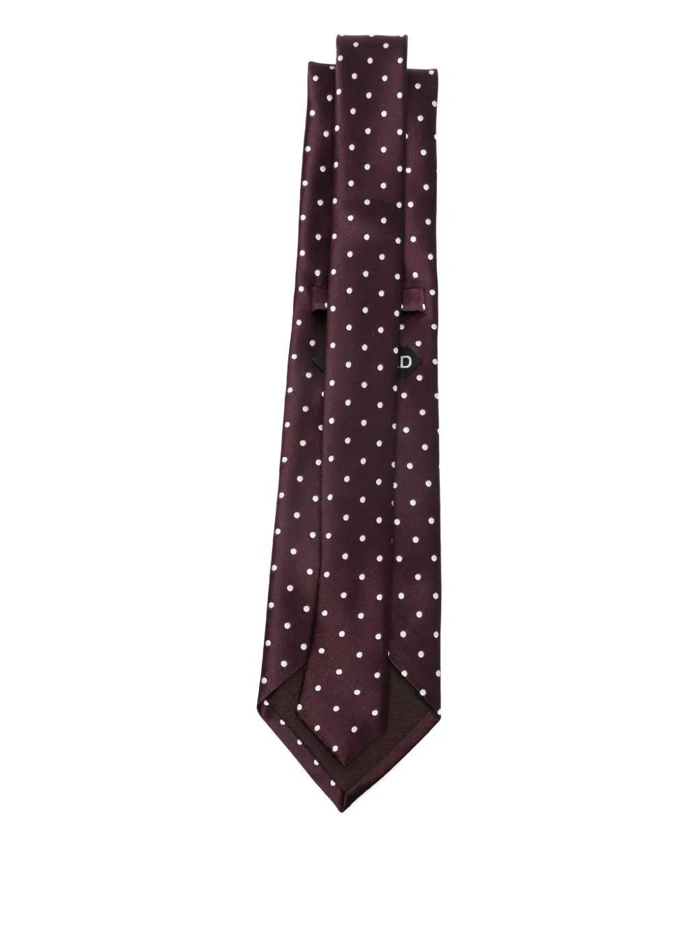 TOM FORD polka-dot silk tie - Rood