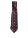 TOM FORD polka-dot silk tie - Red