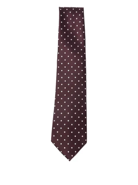 TOM FORD polka-dot silk tie