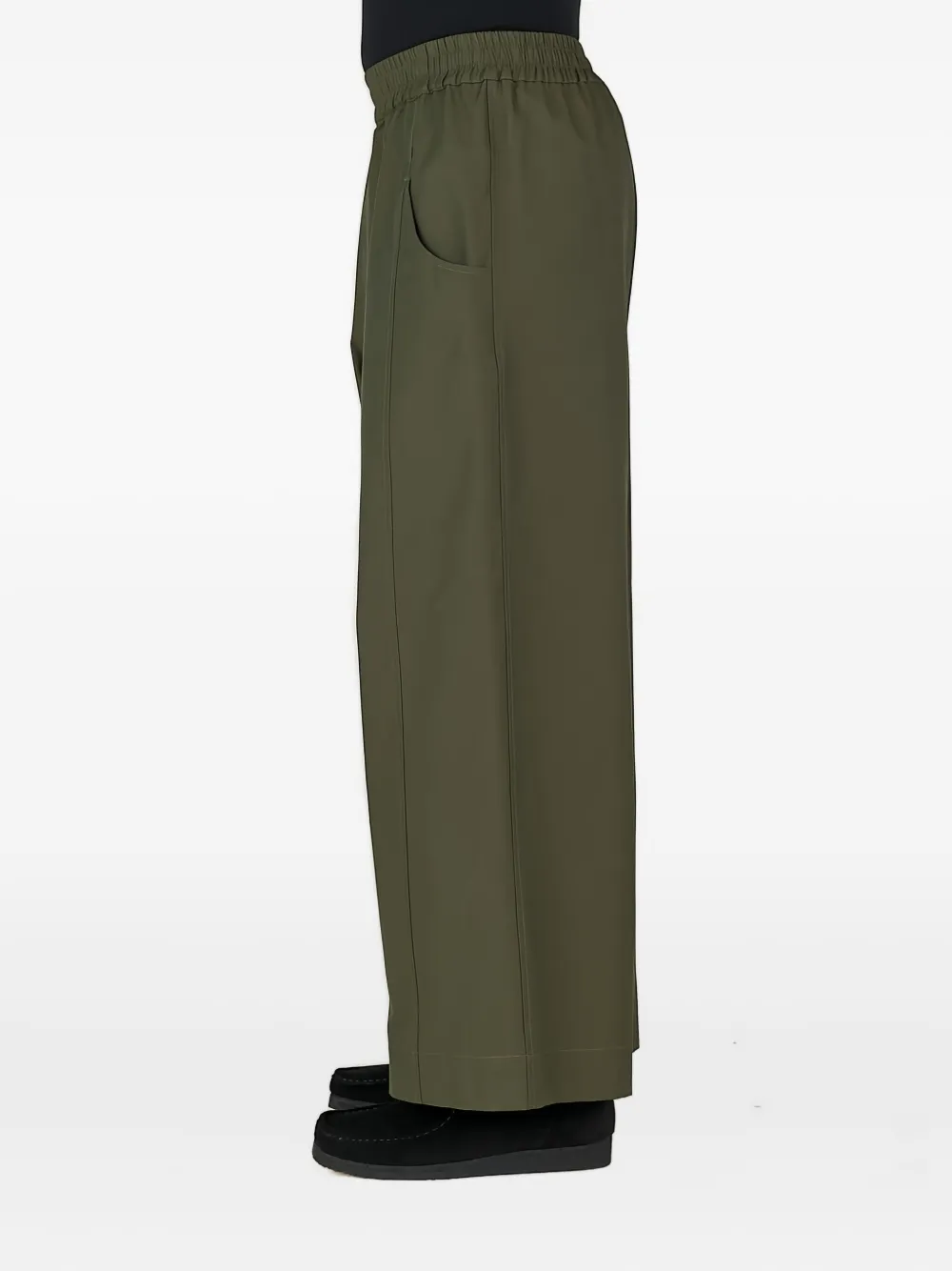 Nicholas Daley Wide-leg Trousers In Green