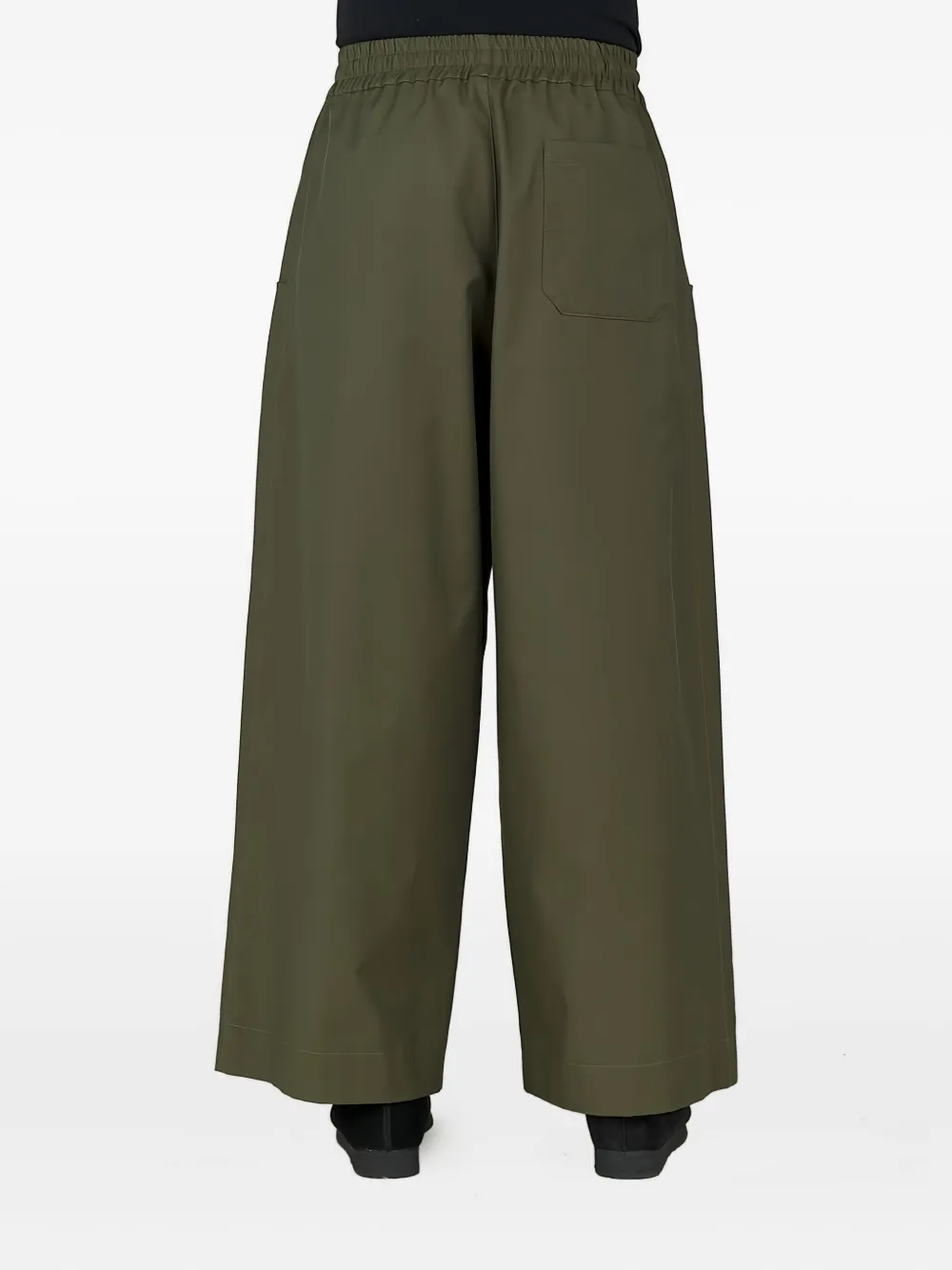 Nicholas Daley Wide-leg Trousers In Green