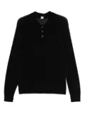 The Garment mesh polo top - Black