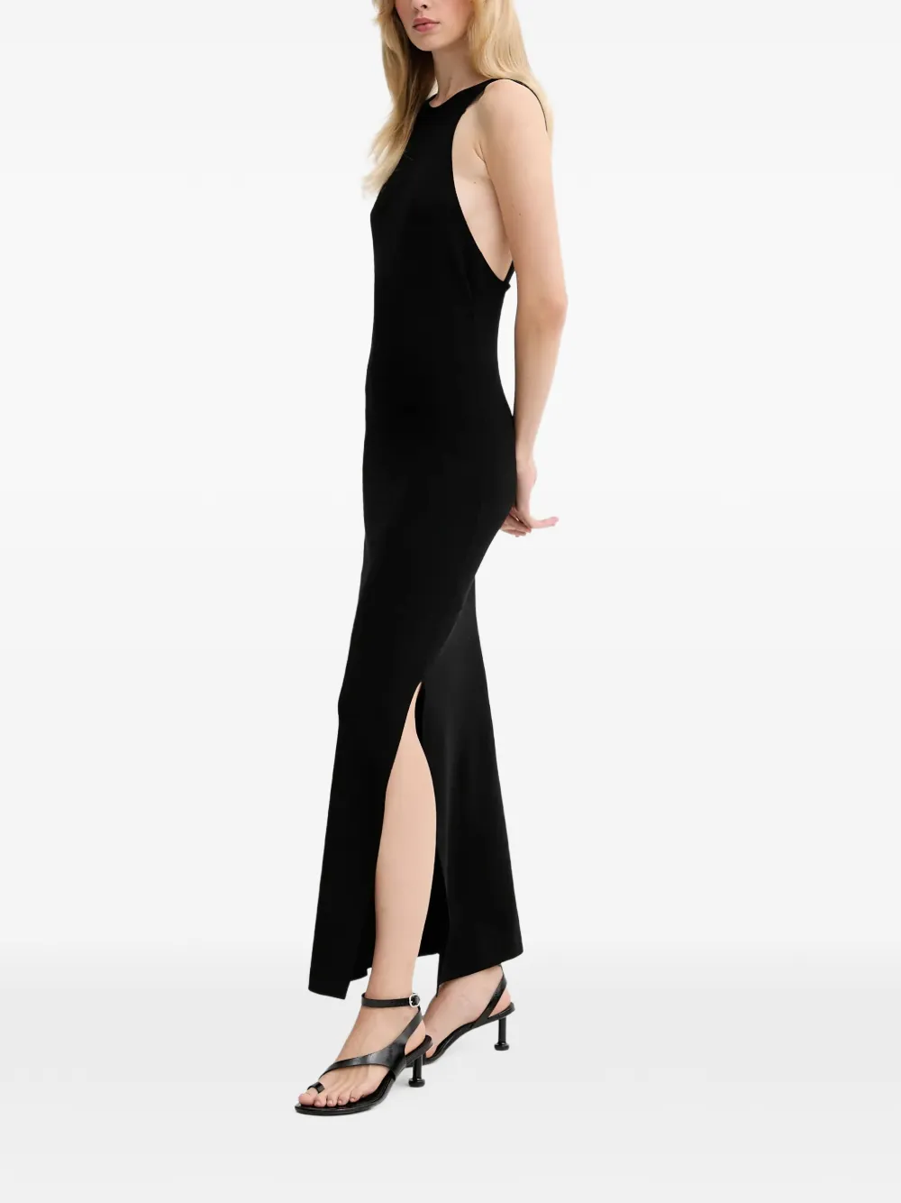 Gestuz Mouwloze maxi-jurk Zwart