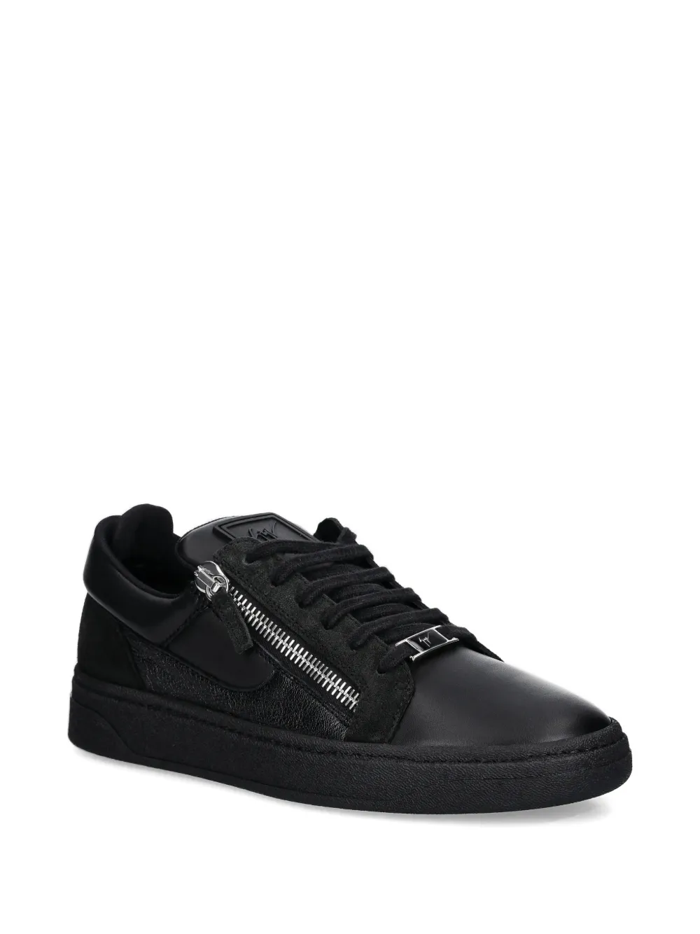Giuseppe Zanotti Sneakers met ritsdetail Zwart