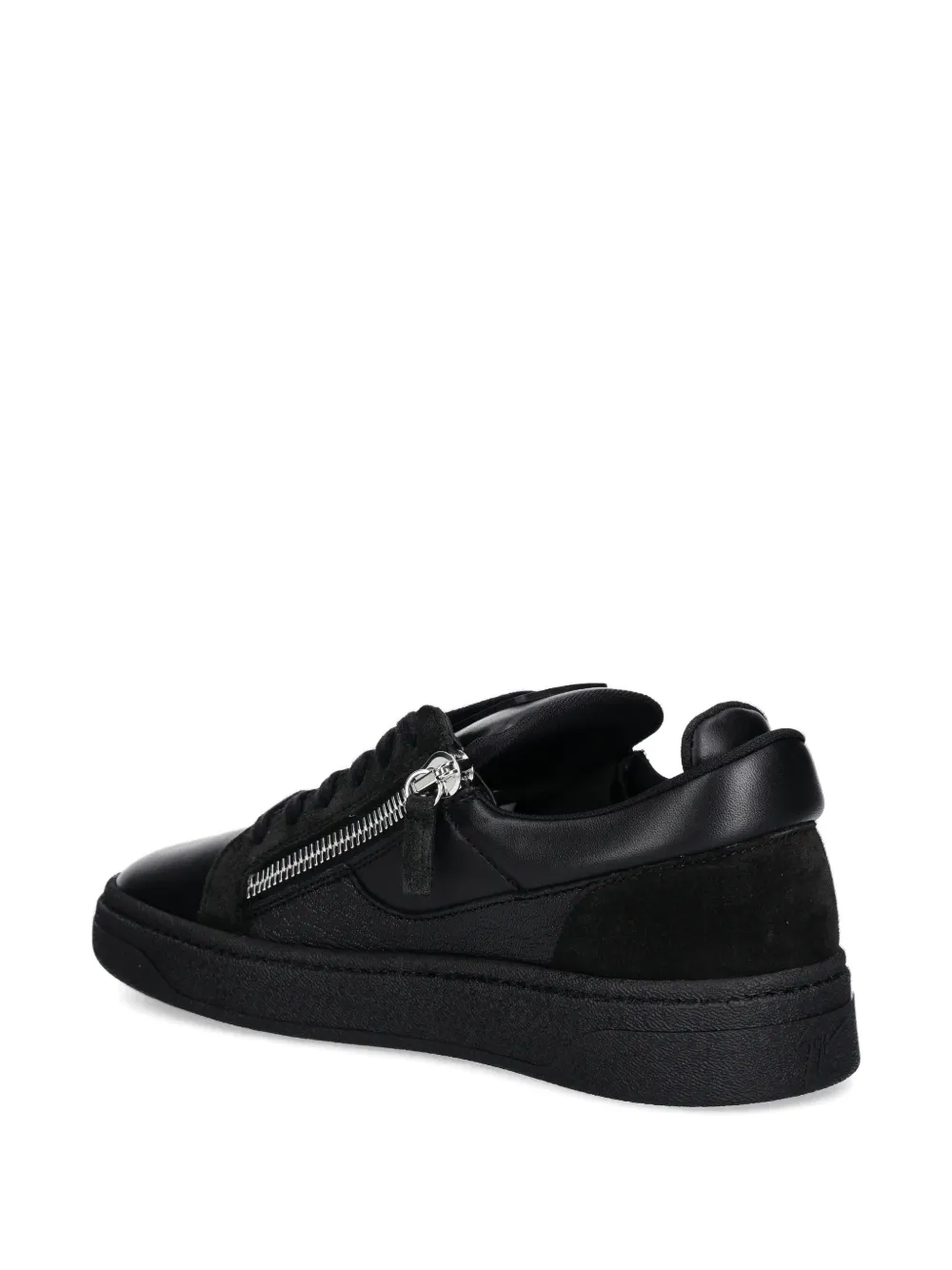 Giuseppe Zanotti Sneakers met ritsdetail Zwart