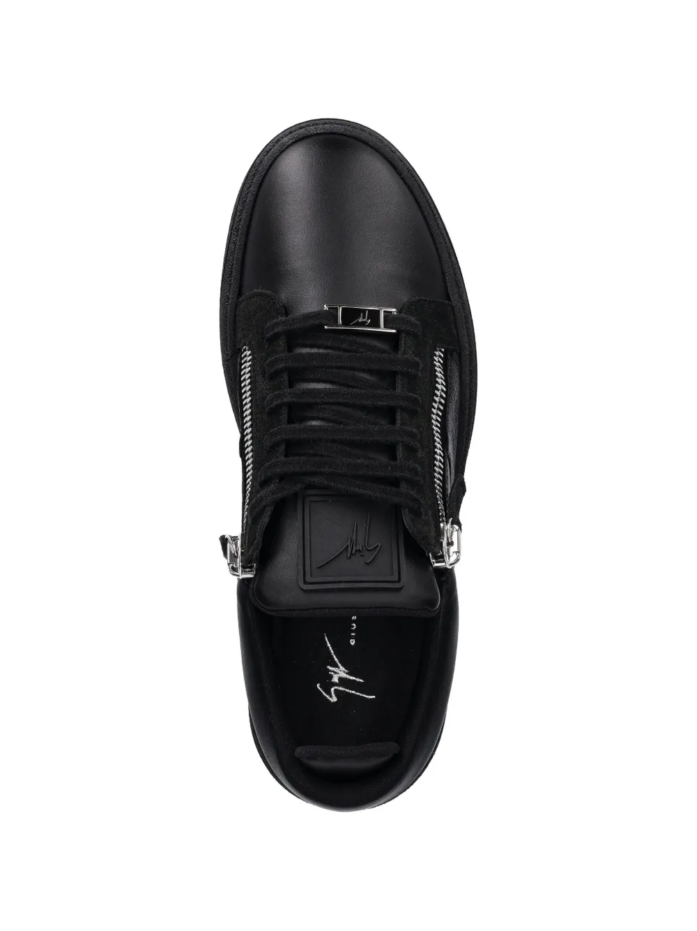 Giuseppe Zanotti Sneakers met ritsdetail Zwart
