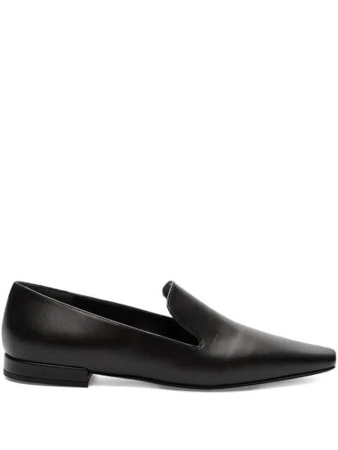 LouLou de Saison Carole Lds leather square-toe loafers