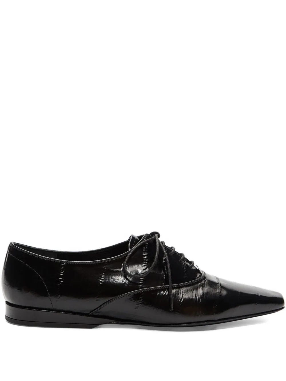 LouLou de Saison Conrad lace-up leather oxford shoes Black