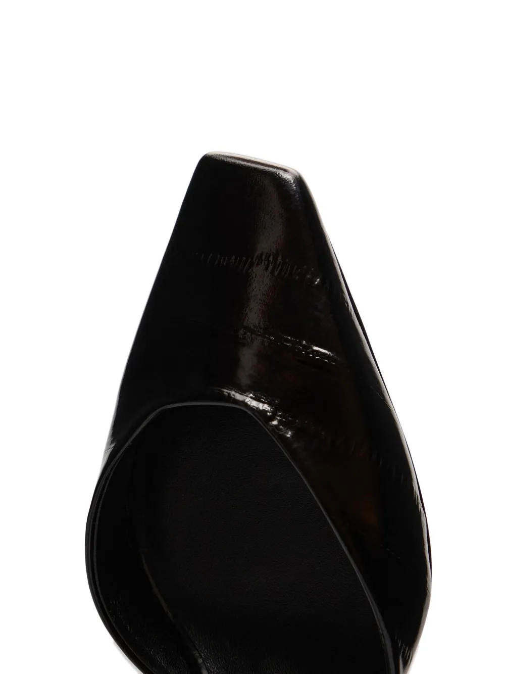 LouLou de Saison Hyde slingback pumps met effect Zwart