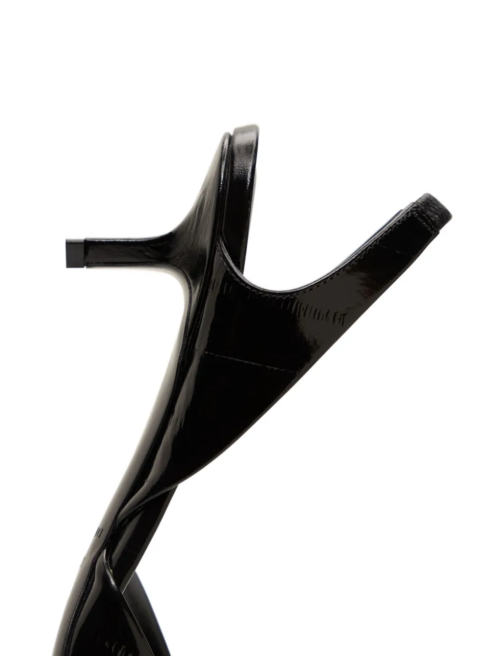 LouLou de Saison Hyde slingback pumps met effect Zwart