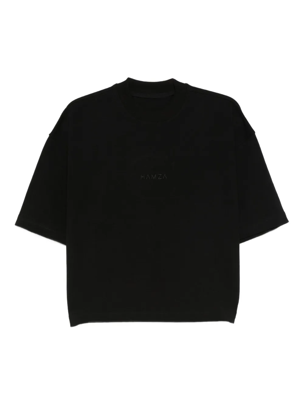 HAMZA playera con logo bordado | negro | Image 1