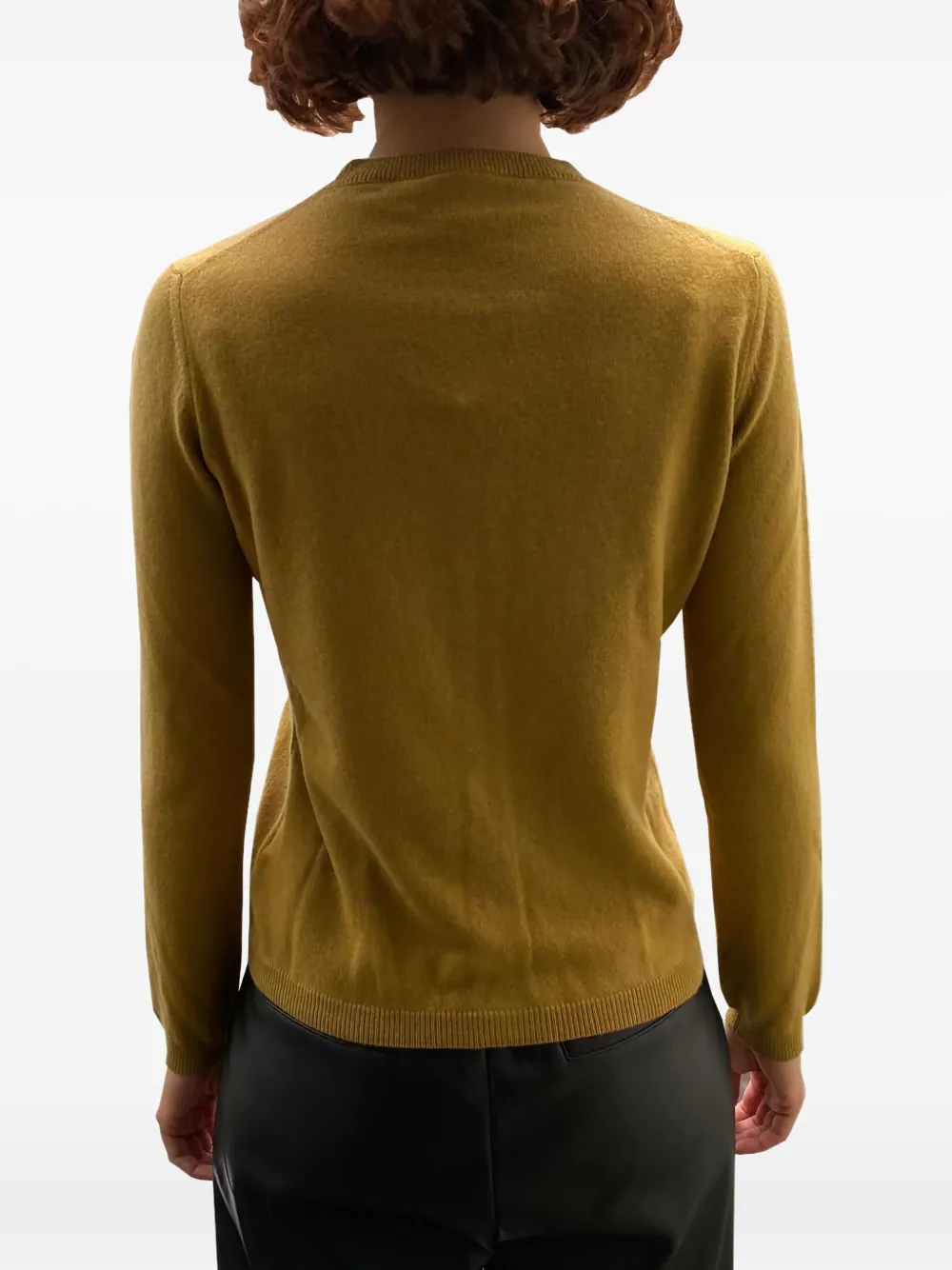 La Rose Cashmere Cardigan In Green