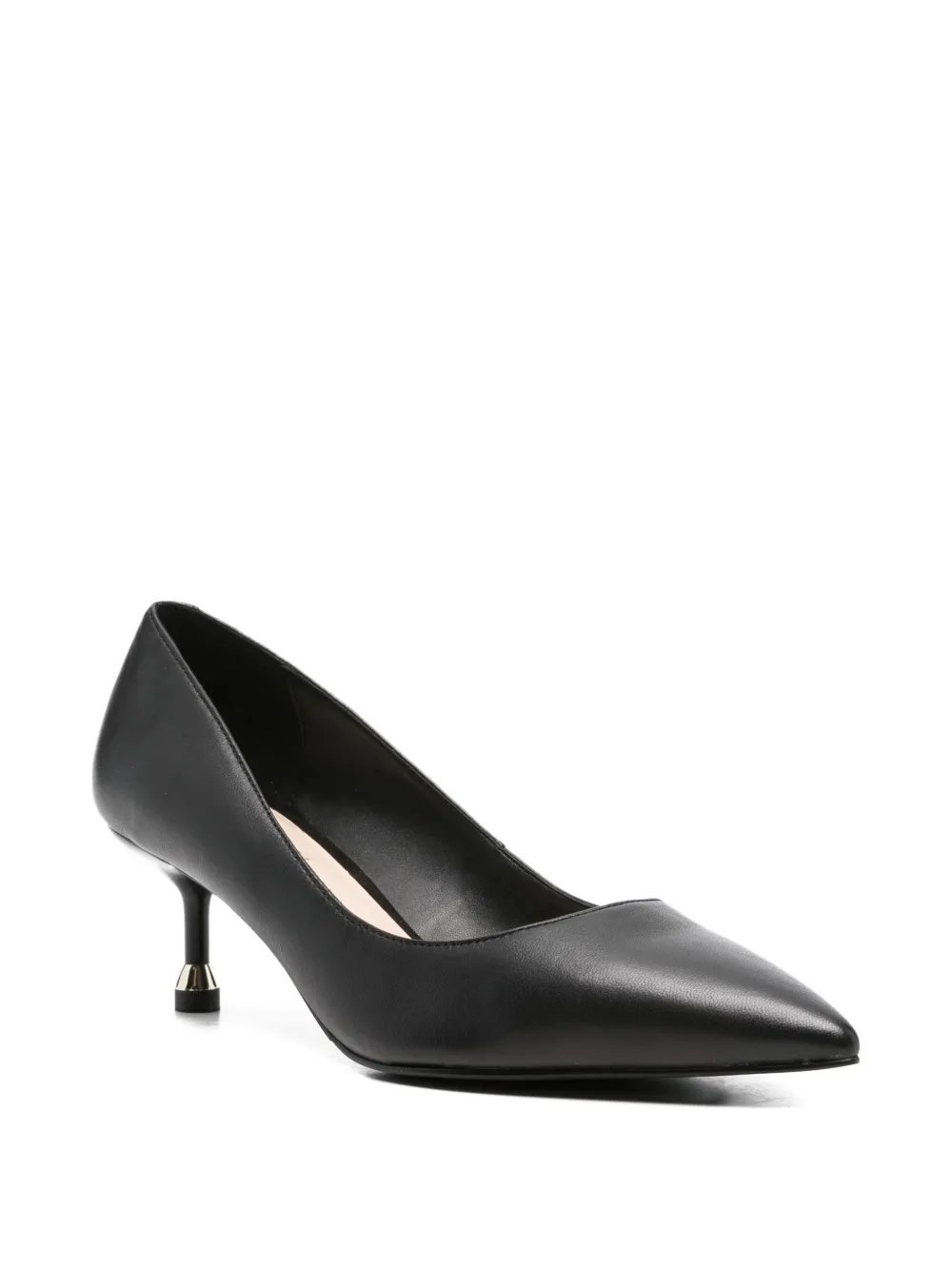 LIU JO pointed-toe leather pumps Black