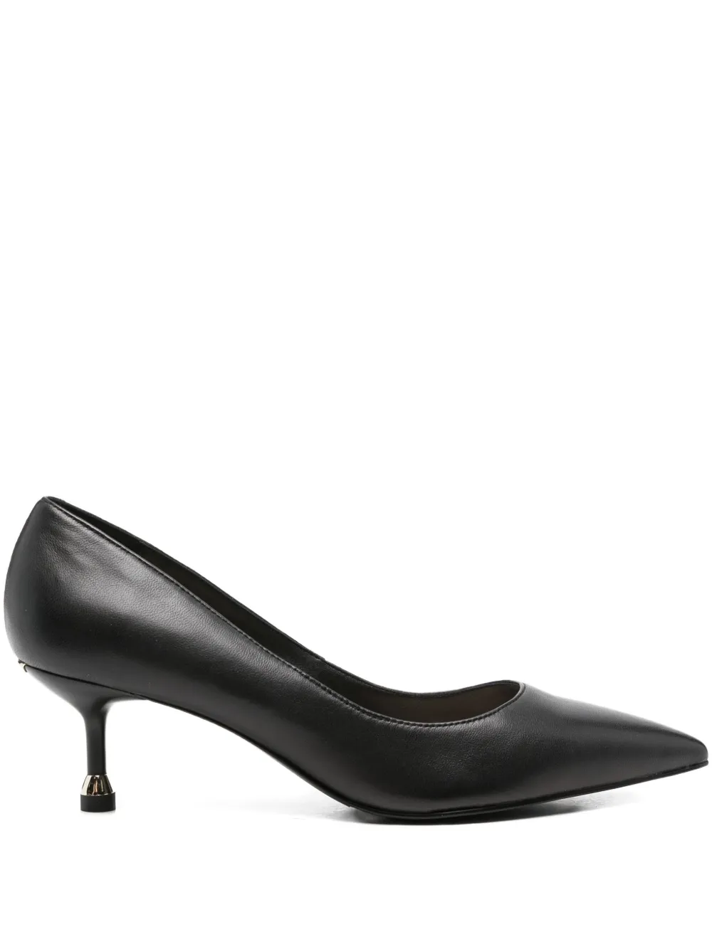 LIU JO pointed-toe leather pumps Black
