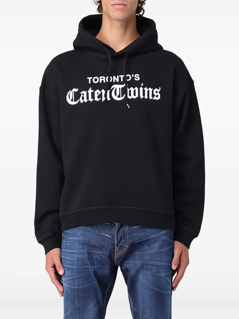 DSQUARED2 hoodie à imprimé graphique | noir | Image 1