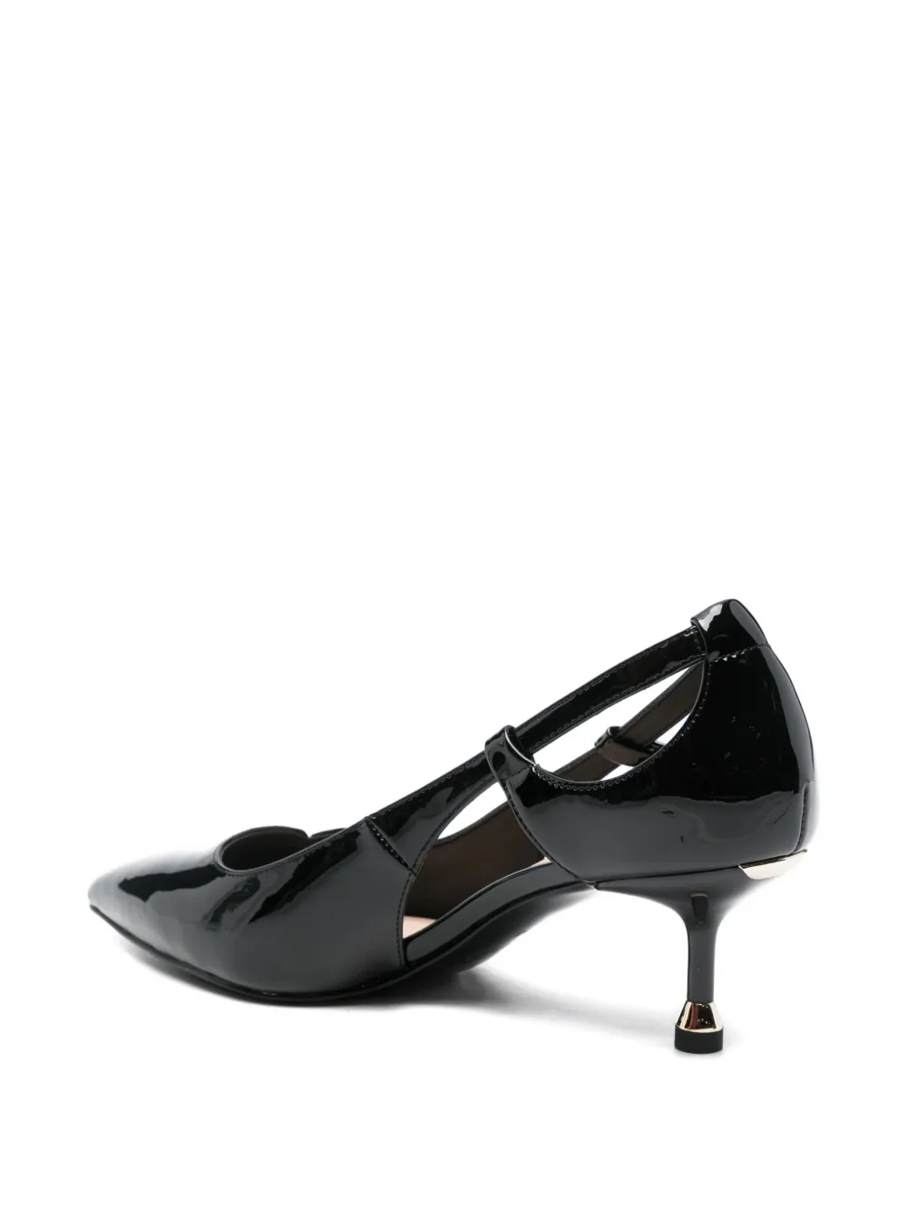 LIU JO 55mm pumps met puntige neus en uitgesneden details Zwart