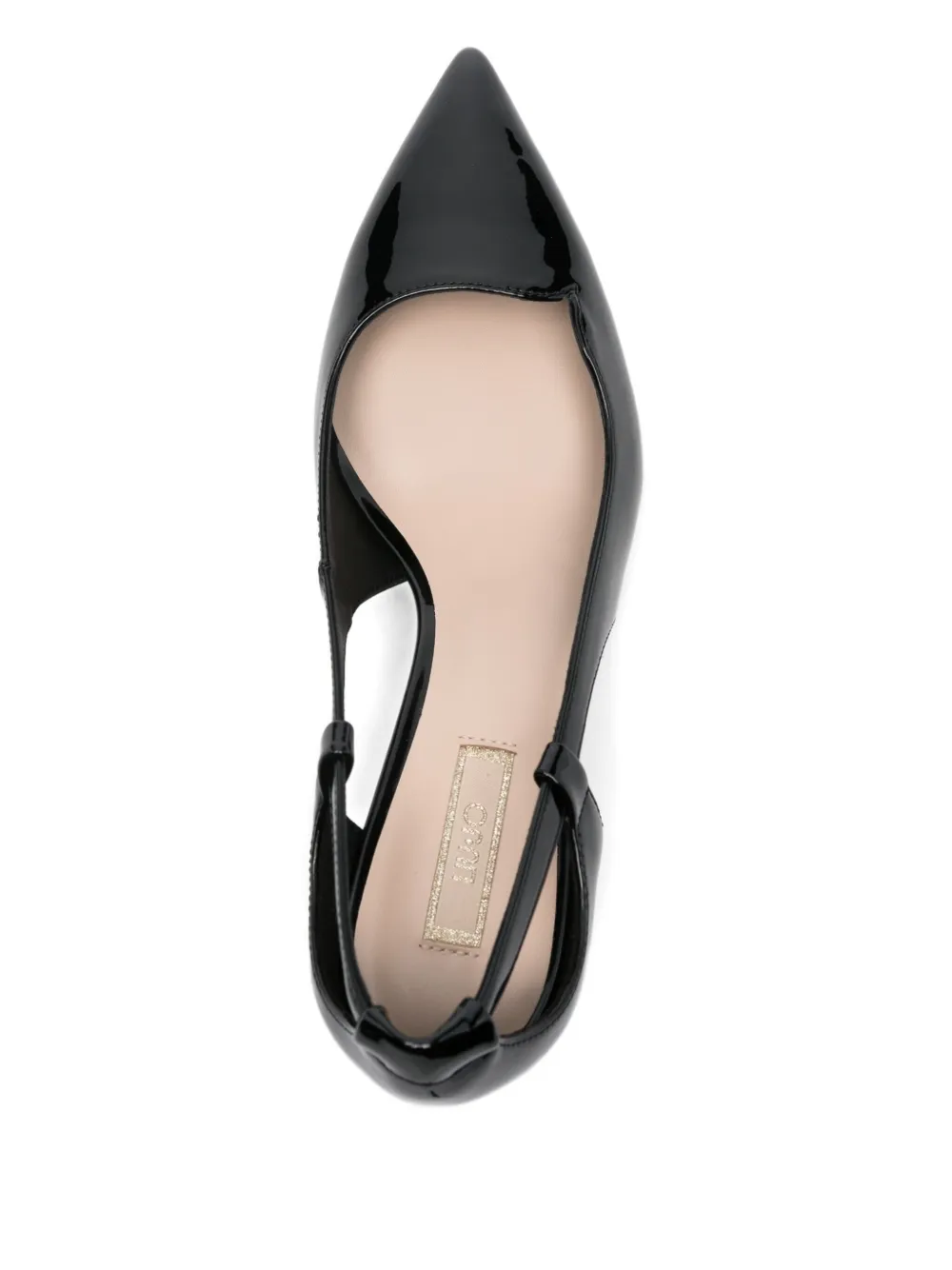 LIU JO 55mm pumps met puntige neus en uitgesneden details Zwart