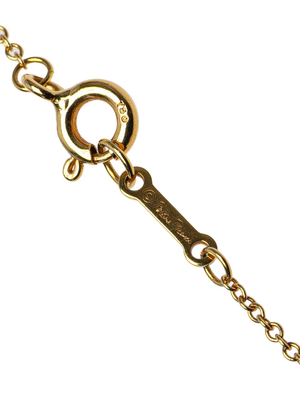 Tiffany & Co. Pre-Owned 2000-2015 Paloma Picasso 18K Yellow Gold X Kiss necklace | Image 2