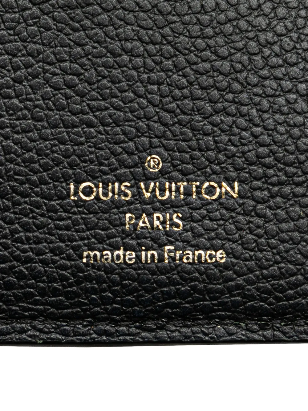 Pre-owned Louis Vuitton 2019 Monogram Empreinte Victorine Wallet Small Wallets In Black