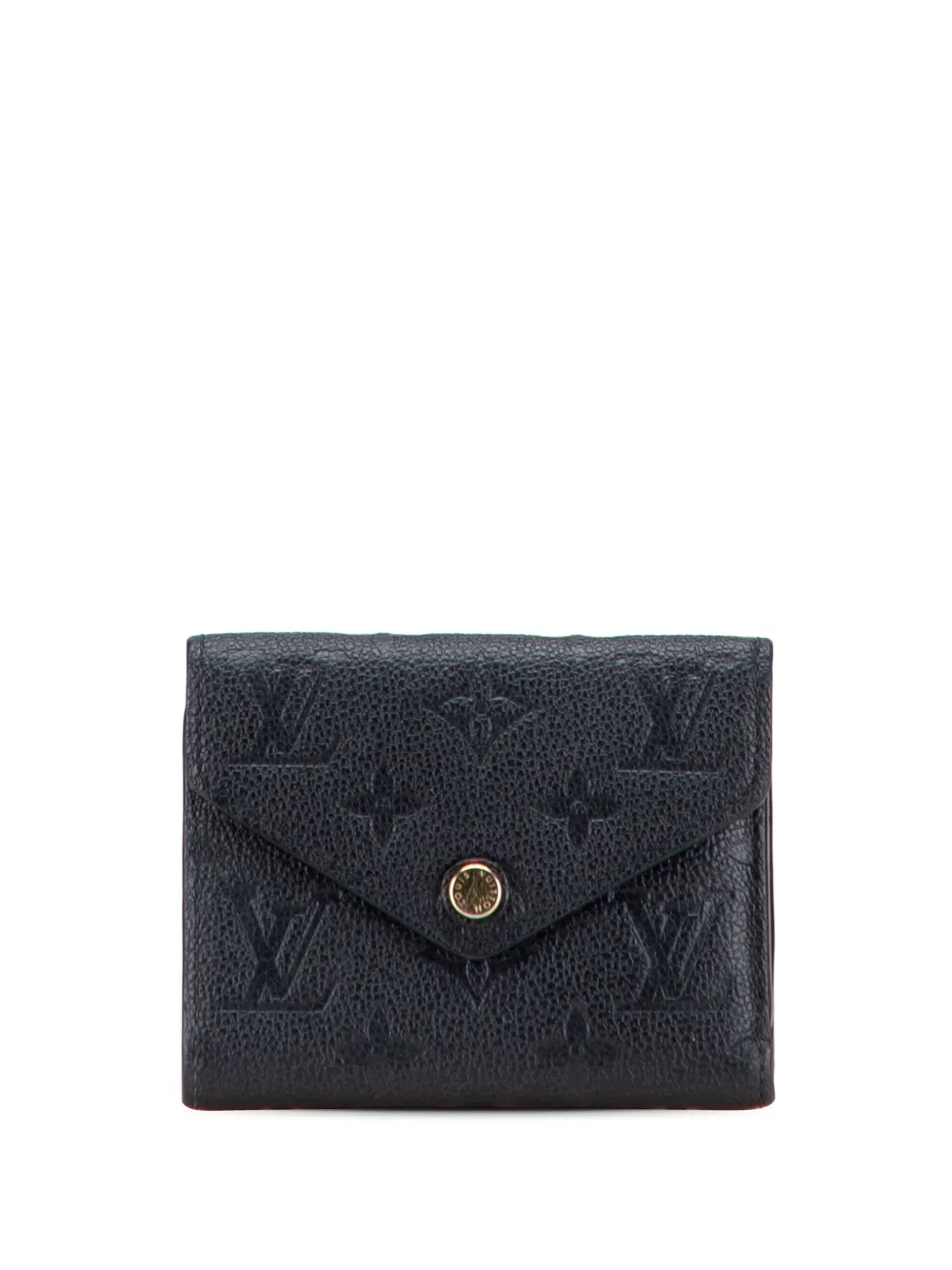 Louis Vuitton Pre-Owned 2019 モノグラム アンプラント ヴィクトリーヌ スモール ウォレット 財布 - ブラック Louis Vuitton Pre-Owned 2019 モノグラム アンプラント ヴィクトリーヌ スモール ウォレット 財布 - ブラック