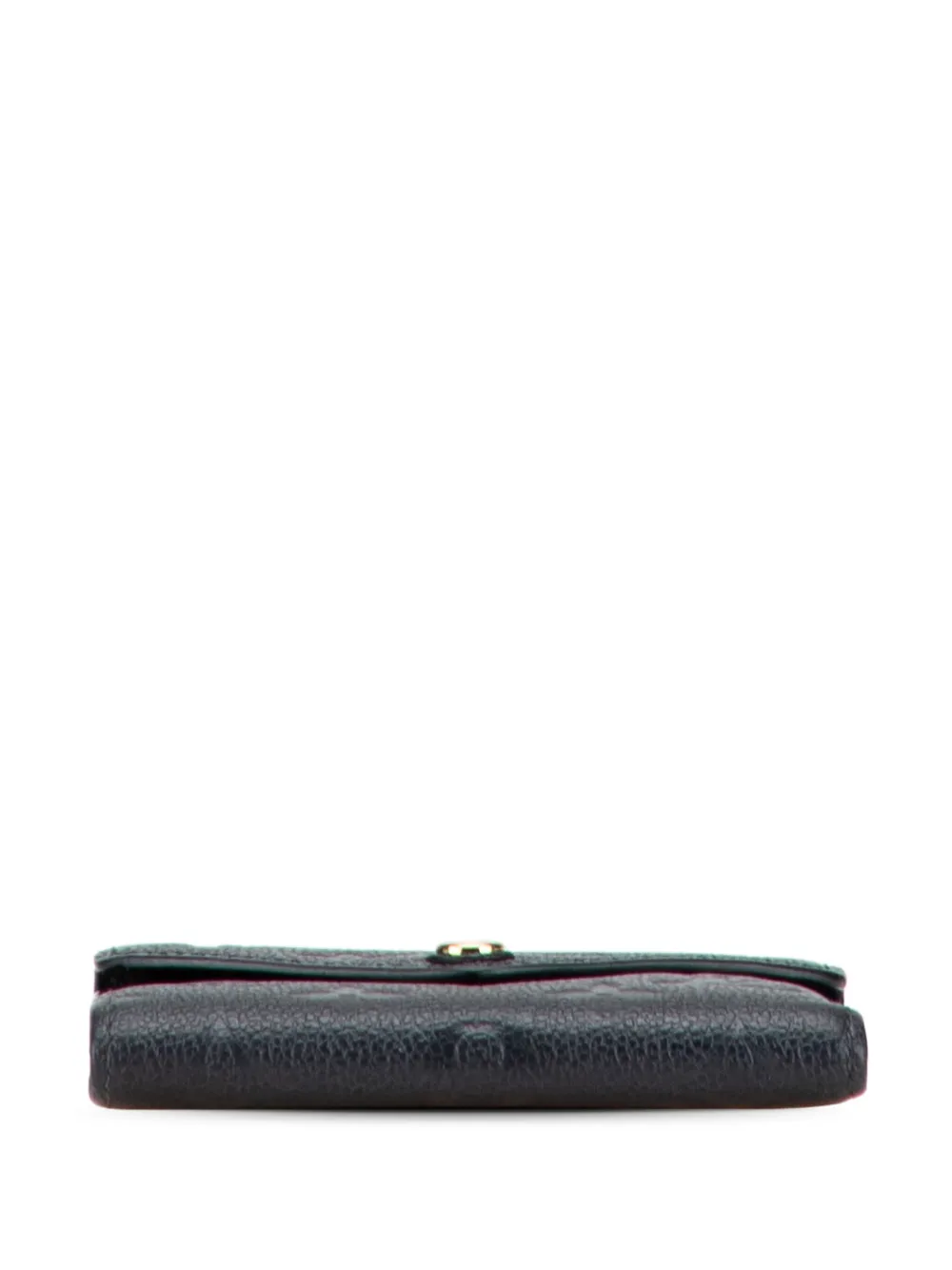 Pre-owned Louis Vuitton 2019 Monogram Empreinte Victorine Wallet Small Wallets In Black